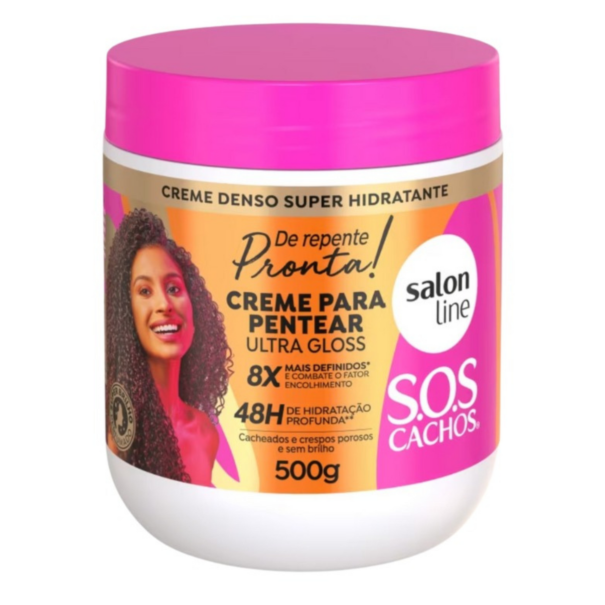 Creme Para Pentear Ultra Gloss 500g (De Repente Pronta)