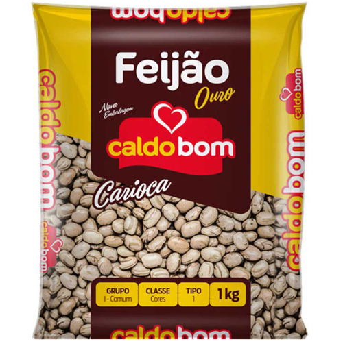 Feijão Carioca (Caldo Bom) 1kg