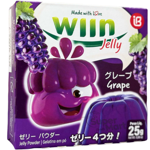 Gelatina Uva 25g (Wiin)