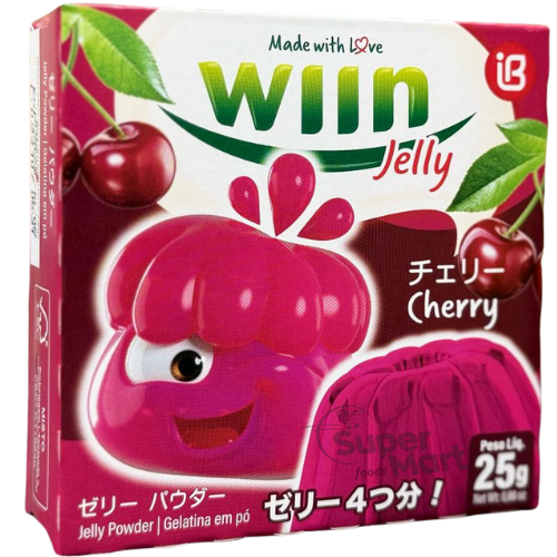 Gelatina Cereja 25g (Wiin)