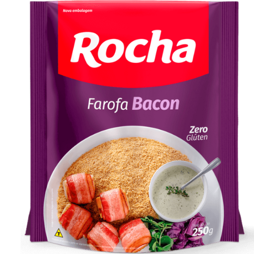 Farofa Sabor Bacon (Rocha) 250g
