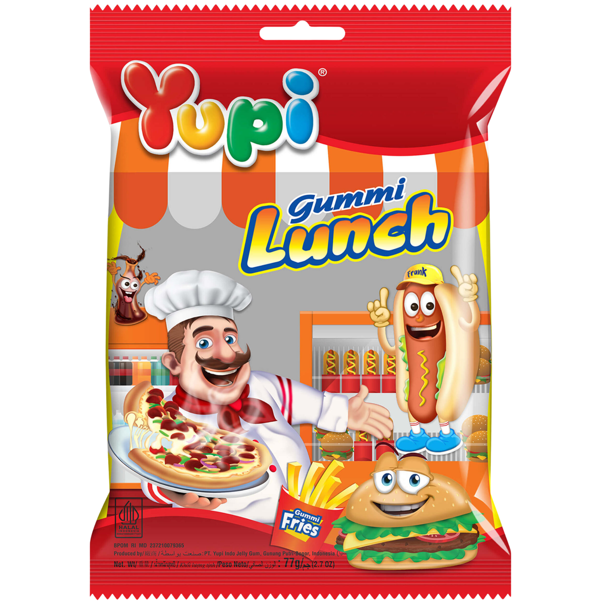 Yupi Gummi Lunch 65g