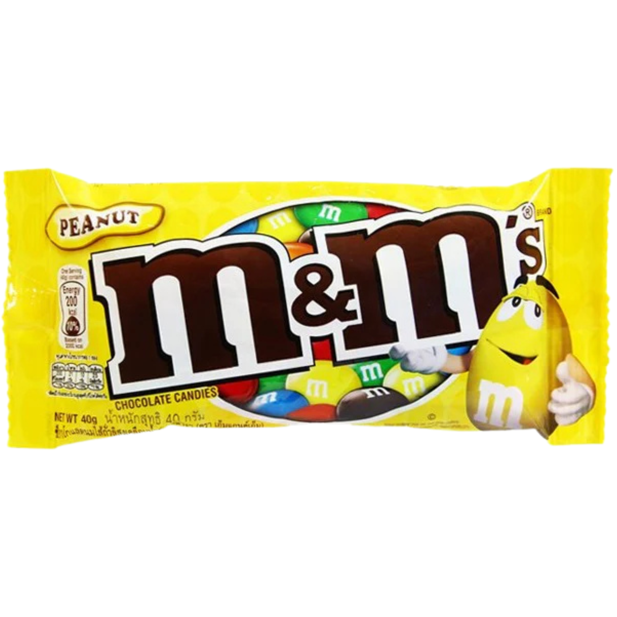 Confete de Chocolate M&M's Peanuts 40g