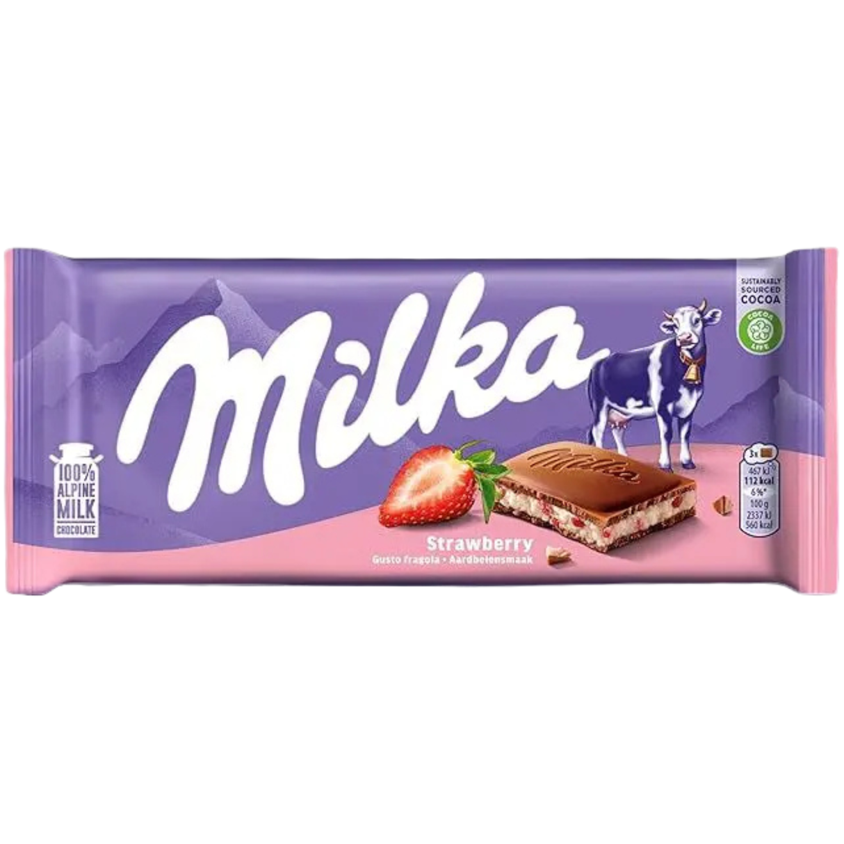 Milka Strawberry 100g
