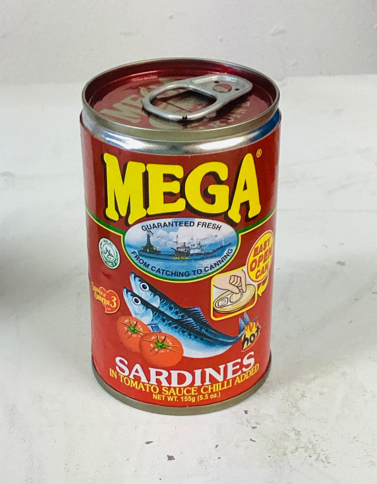 Hot Sardines 155g (Mega)