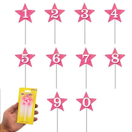 VELA ESTRELA ROSA