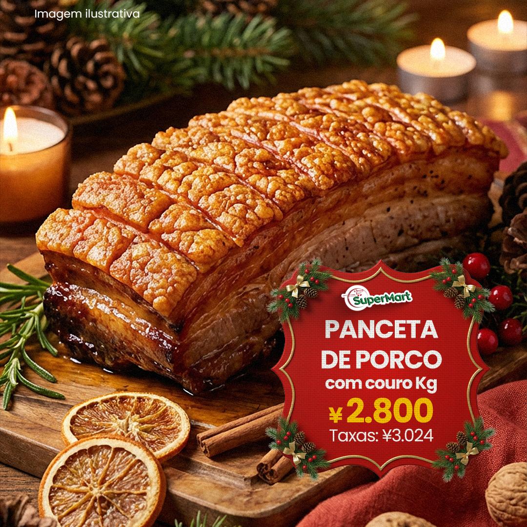 Panceta De Porco Com Couro Assado kg