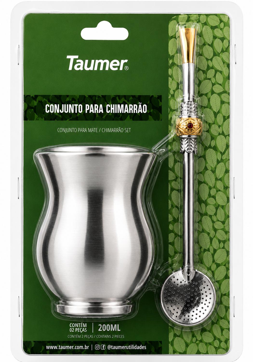 Taumer Cuia e Bomba 200ml / 21cm