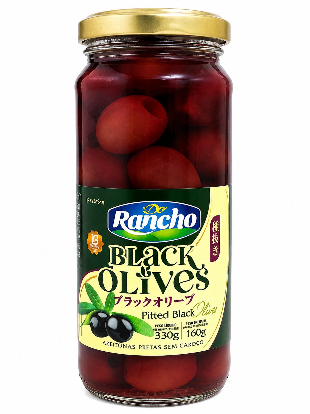 Do Rancho Azeitona Preta Descarocada 330g