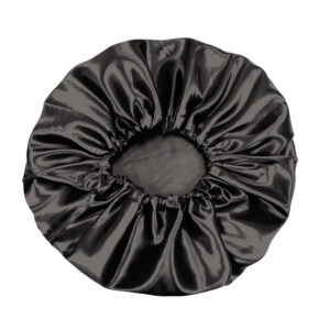 Black Satin Anti-Frizz Bonnet