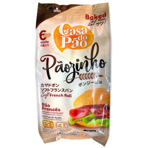 Pãozinho Frances Assado 6 Unid.