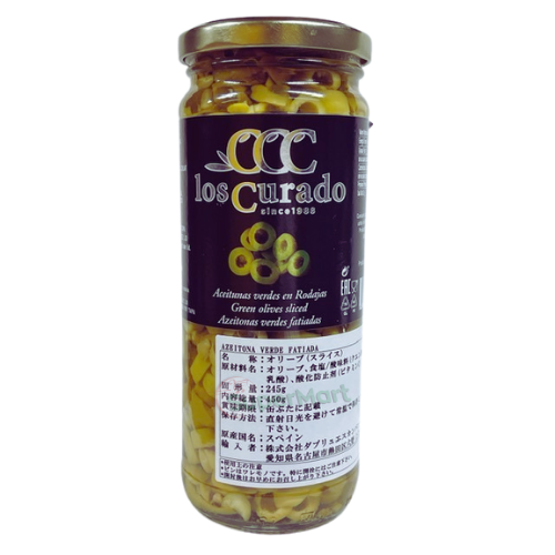 Los Curado Aceitunas Verdes Fatiada 350g