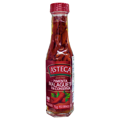 Asteca Pimenta Malagueta Em Conserva 75g