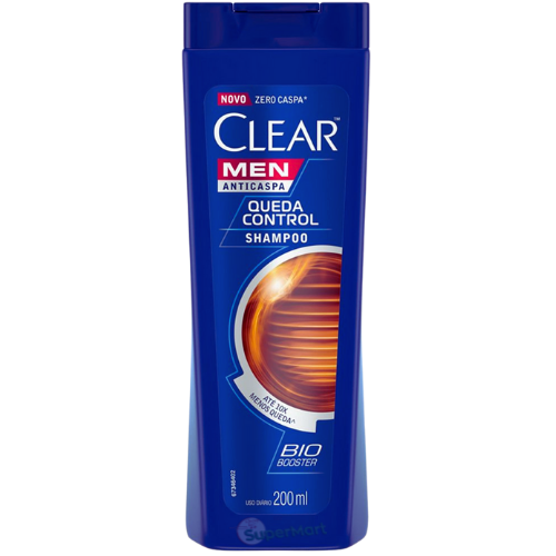 Clear Men Shampoo Anticaspa Queda Control 200ml