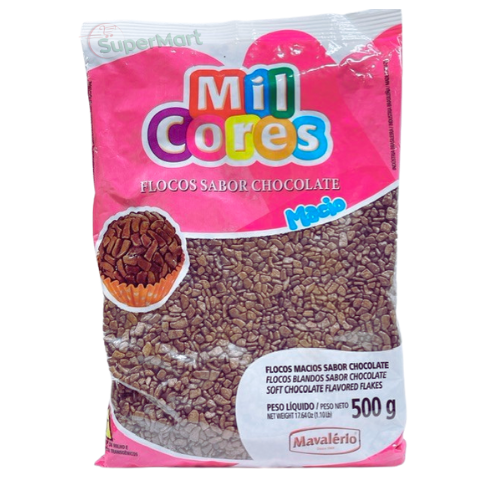 Mil Cores Flocos Sabor Chocolate Macio 500g