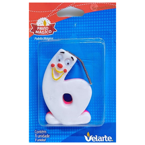 Velarte Vela Karetinha Rosa 6