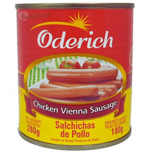 Oderich Salsichas Em Conserva 280g