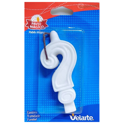 VELARTE VELA INTERROGAÇÃO '?'
