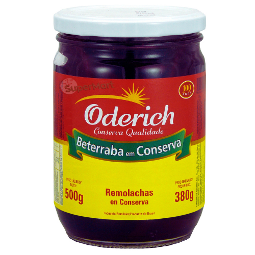 Oderich Beterraba Em Conserva 500g