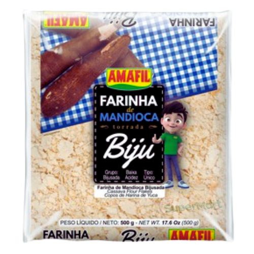AMAFIL TOASTED CASSAVA FLOUR BIJU 500g