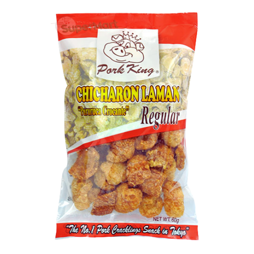 Pork King Chicharon Laman Regular 60g