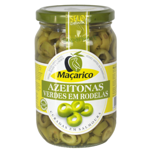 Maçarico Azeitonas Verdes Fatiadas 345g
