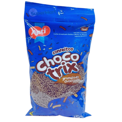 Apti Confeitos Choco Trix Granulado Chocolate 130g