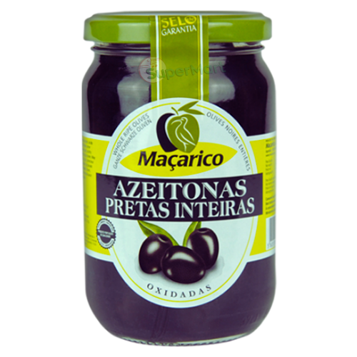 Maçarico Azeitonas Pretas Inteiras 350g