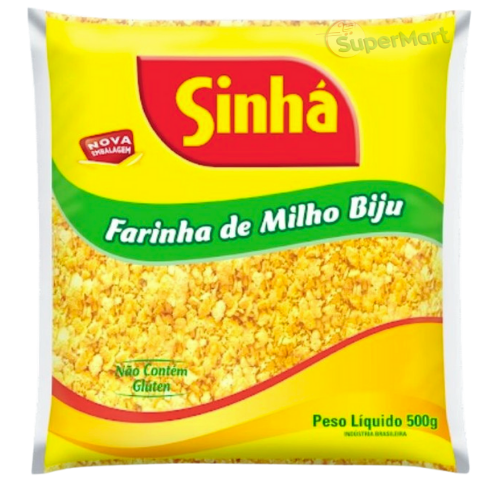 Sinhá Farinha De Milho Biju 500g - SuperMart.japan
