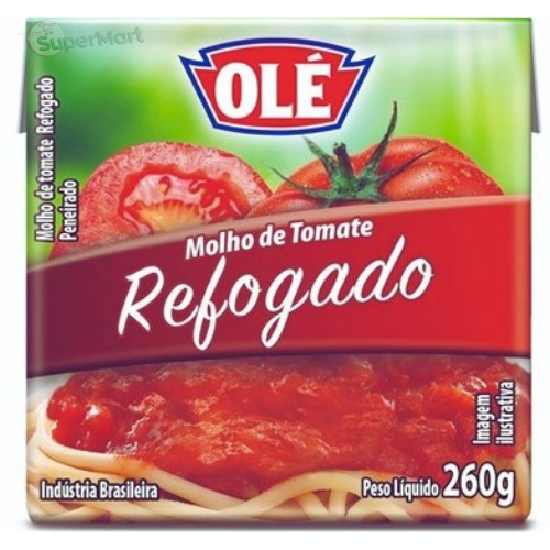 Olé Molho De Tomate (Caixinha) 260g