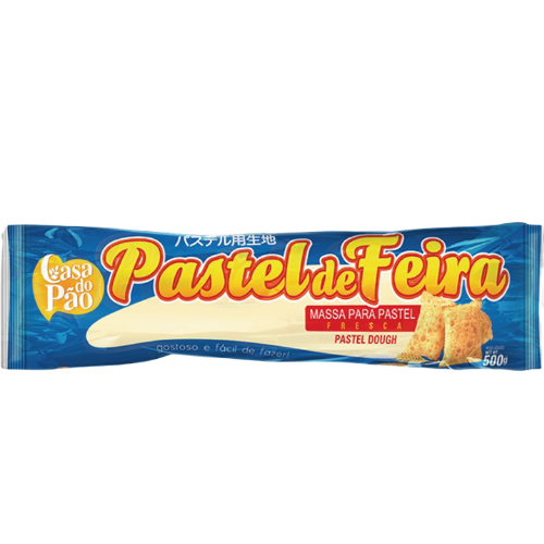 Massa De Pastel De Feira Rolo 500g