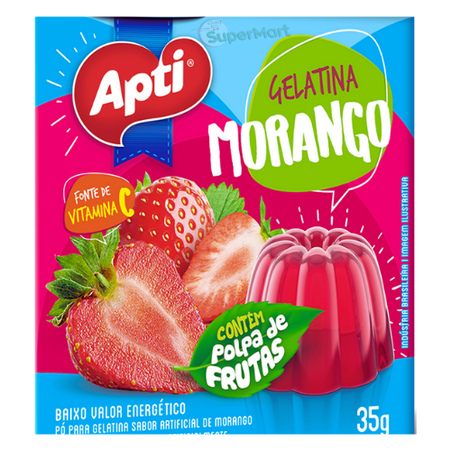 Apti Gelatina Morango 20g