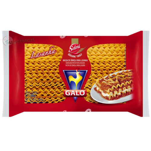Galo Massa De Lasanha 500g