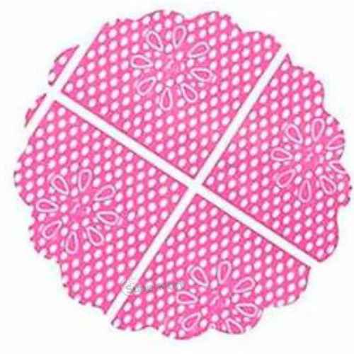 Bax Fundo Rendado Rosa 9cm (100 unidades)