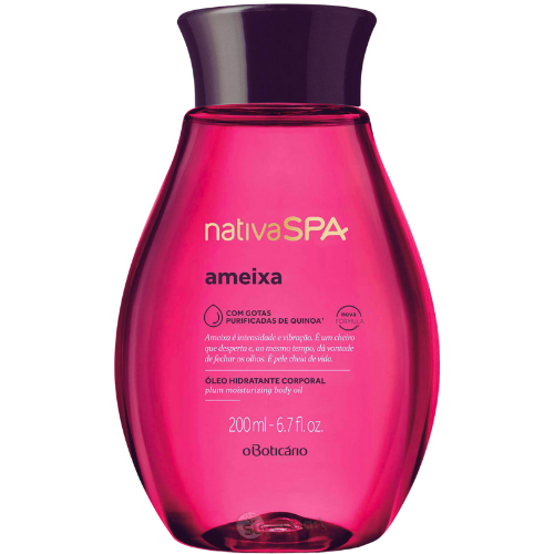 Oboticário Nativa Spa Ameixa Óleo Hidratante Corporal 200ml