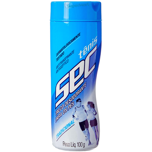 SEC SHOES TALC DEODORANT FOR FOOT TRADITIONAL 100g