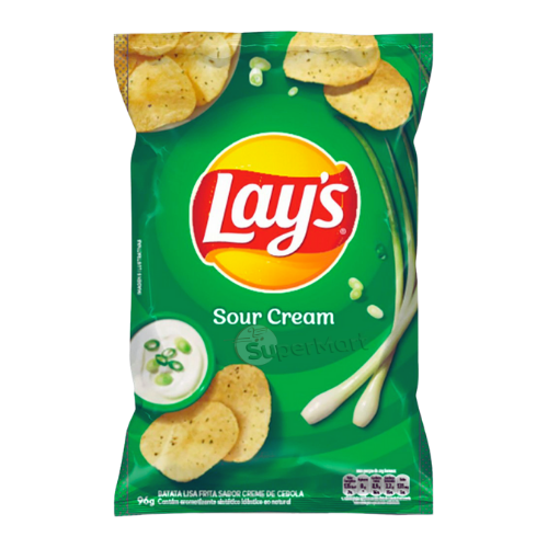 Lay´s Sour Cream E Onion Cebola 110g - SuperMart.japan