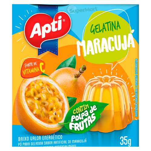 Apti Gelatina Maracujá 20g