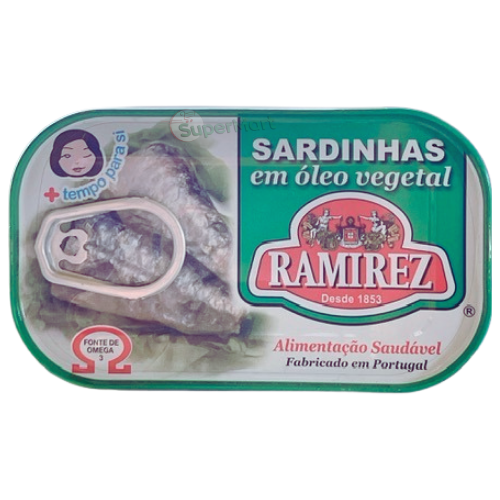Ramirez Sardinhas Em Óleo Vegetal 125g