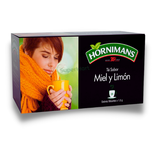 HORNIMANS TÉ MIEL Y LIMÓN 1g x 25 - SuperMart.japan