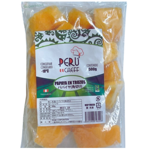 Peru Cheff Papaya En Trozos 500g