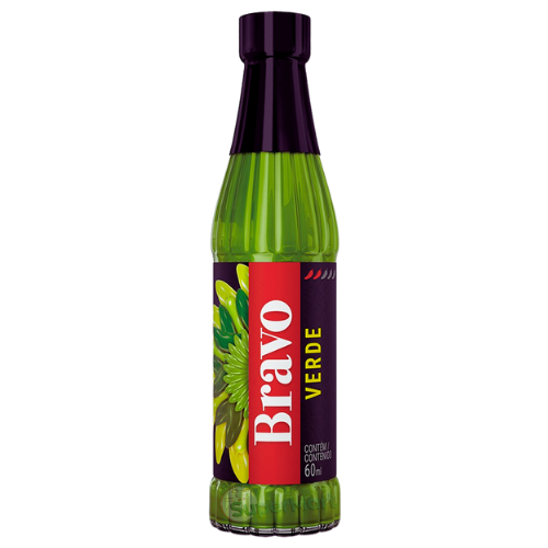 Val. 11/2025 Bravo Molho De Pimenta Verde 60ml