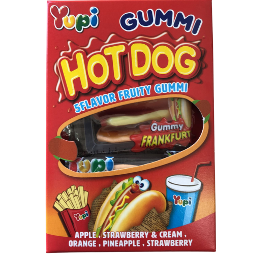 YUPI HOT DOG GUMMI 3p