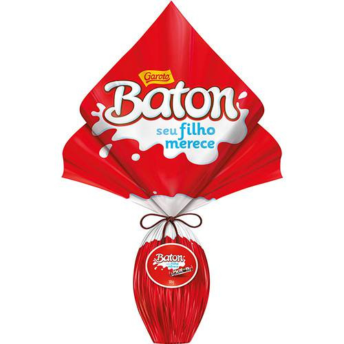 Leia Descricao Ovo De Pascoa Baton 186g (Garoto)