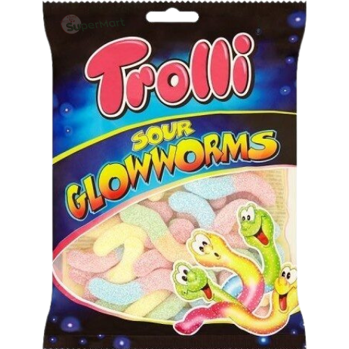 Trolli Sour Glowworms 100g