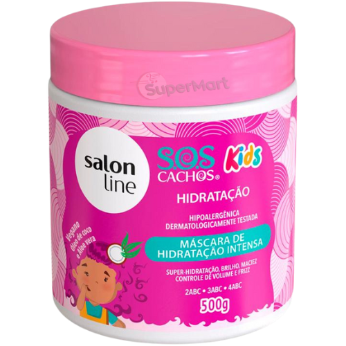 Salon Line Kids Sos Cachos Mascara De Hidratacao Intensa 500g