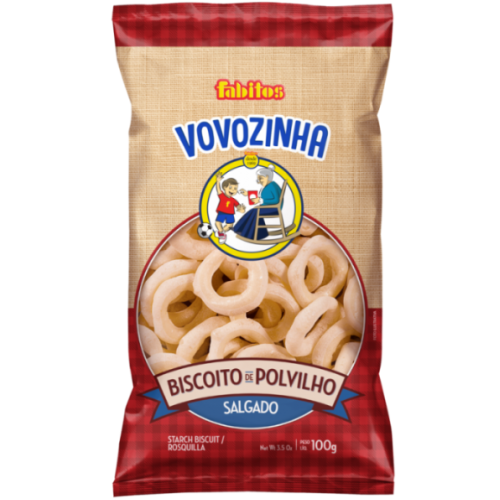 Biscoito De Polvilho Salgado 100g (vovozinha)