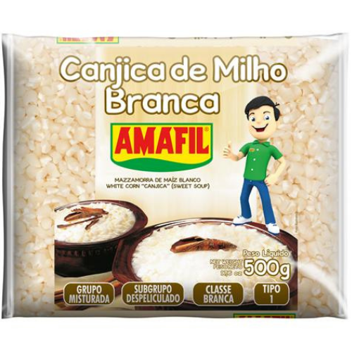 Amafil Canjica De Milho Branca 500g