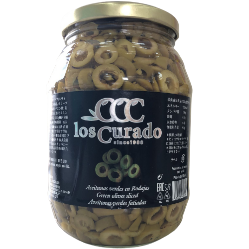 Los Curado Azeitonas Verdes Fatiada 840g