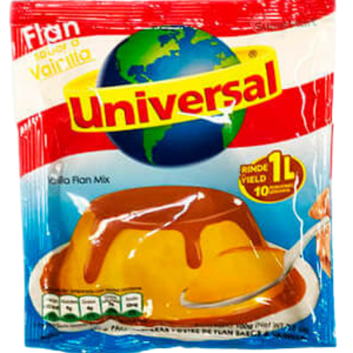 UNIVERSAL FLAN SABOR A VANILLA 100g 1L